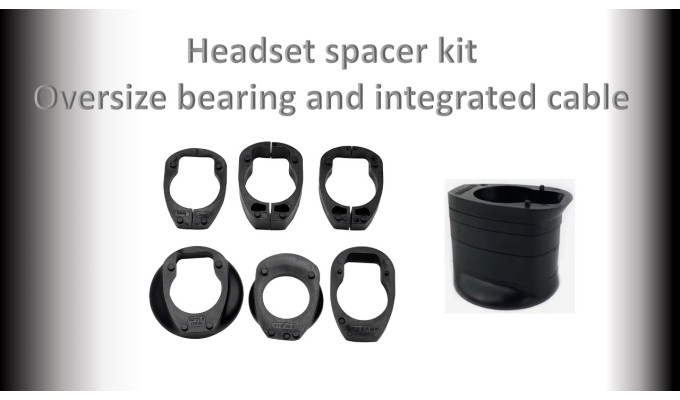 HEADSET SPACER set (full-integrated cable compatible.)